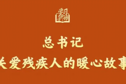   总书记关爱残疾人的暖心故事 缩略图