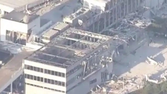 日本强震一购物中心坍塌 多人死亡