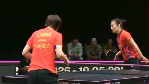 王曼昱3比4首败韩莹