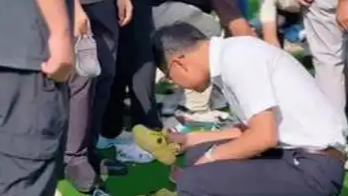  幼儿园亲子活动变大型找“孩”现场