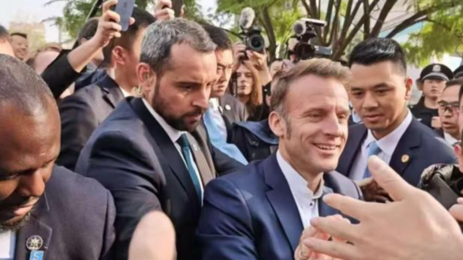 马克龙：感谢中方热情款待