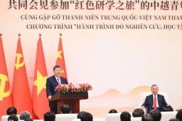   习近平同苏林共同会见中越青年代表 缩略图