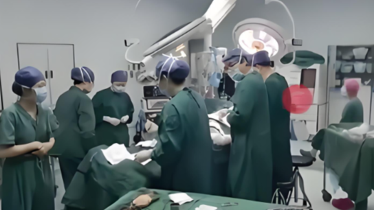 乳腺癌女子从腹部借回一对新乳房