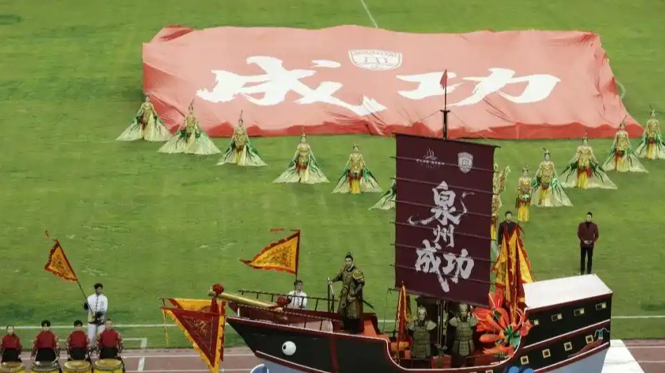  赵文卓闽超一声振兴中华全场沸腾