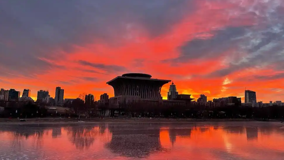惊艳！北京今晨现“顶配”朝霞