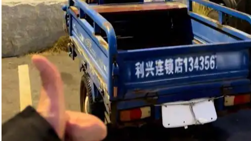 男子瑞典偶遇电动三蹦子以为回村了