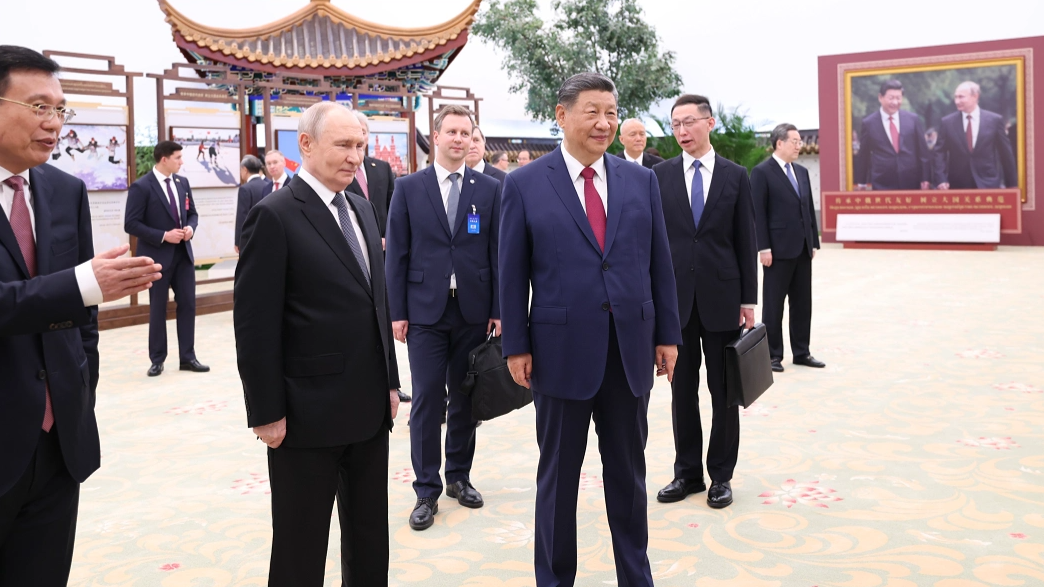 这些精彩瞬间 见证中俄元首友谊