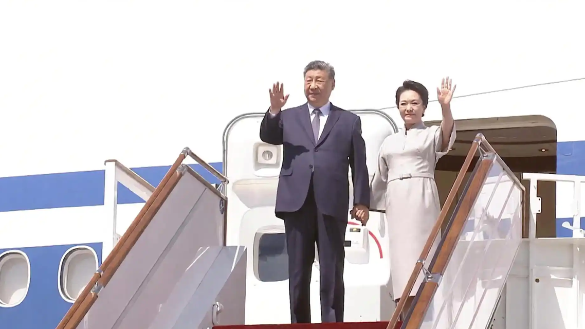  习近平抵达比什凯克出席上合峰会