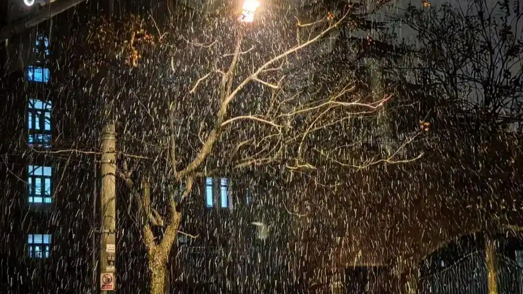 上海下雪了