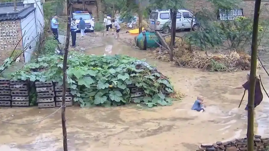  老人积水中倒地 民警未搀扶被免职