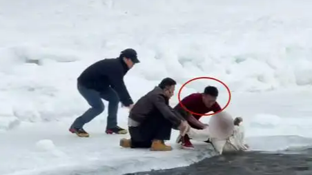 冰河救人的“红衣短袖哥”找到了