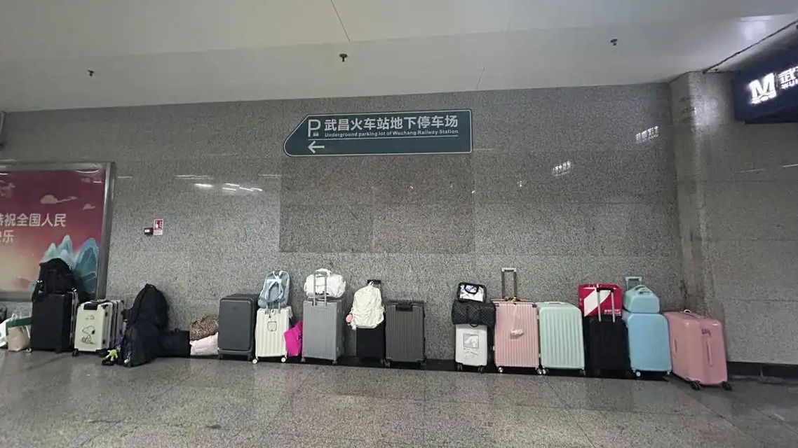 毛宁点赞无人行李箱墙