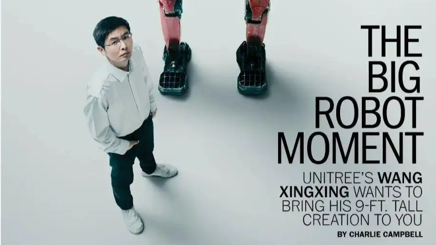 王兴兴登《时代》封面
