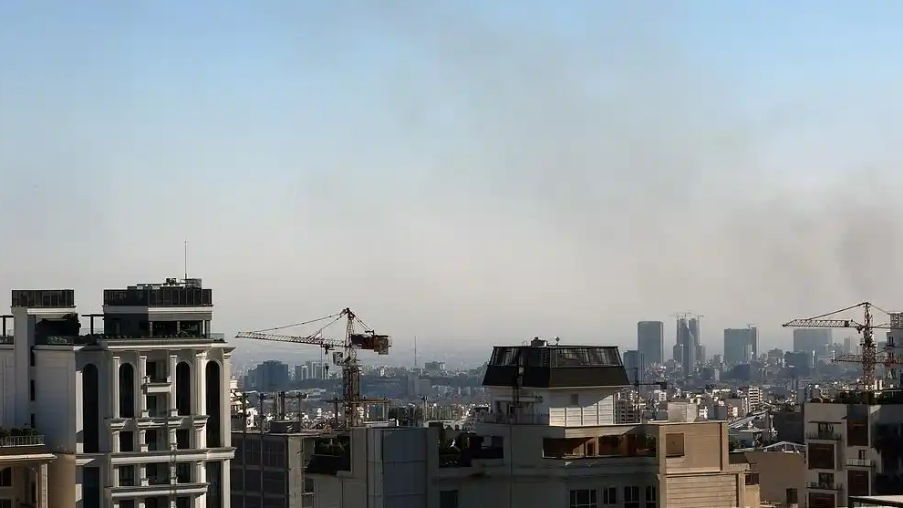 伊朗德黑兰市中心防空系统启动