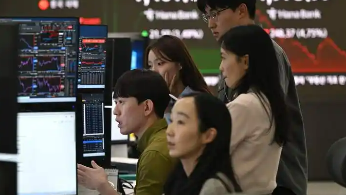 韩国股市涨到熔断