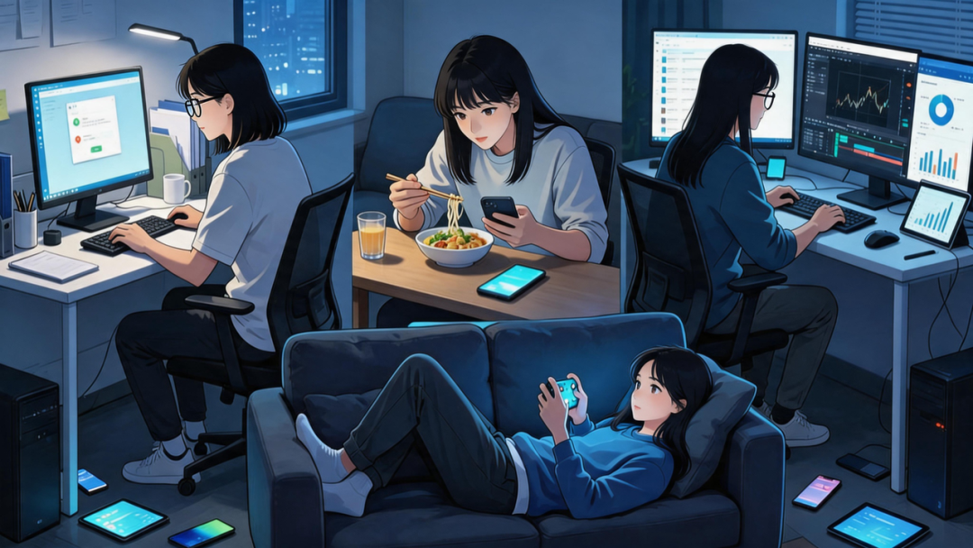 女子长期盯屏幕 突然眼睛痛到睁不开