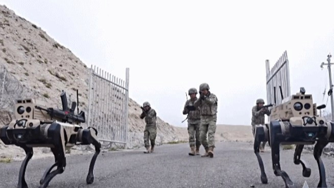 无人军团出击 抢滩登陆演练现场披露