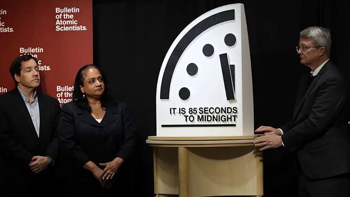 “末日时钟”拨快4秒