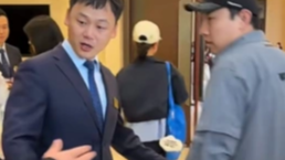 徐志胜被保安拦下要票