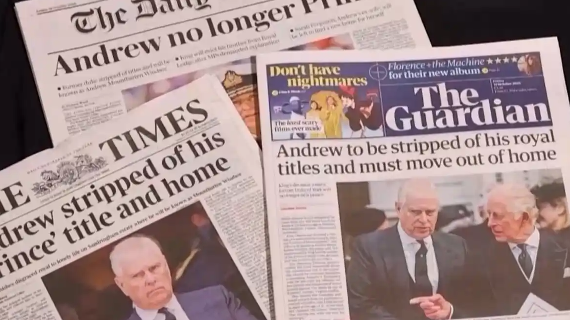 英王储夫妇就爱泼斯坦案发声