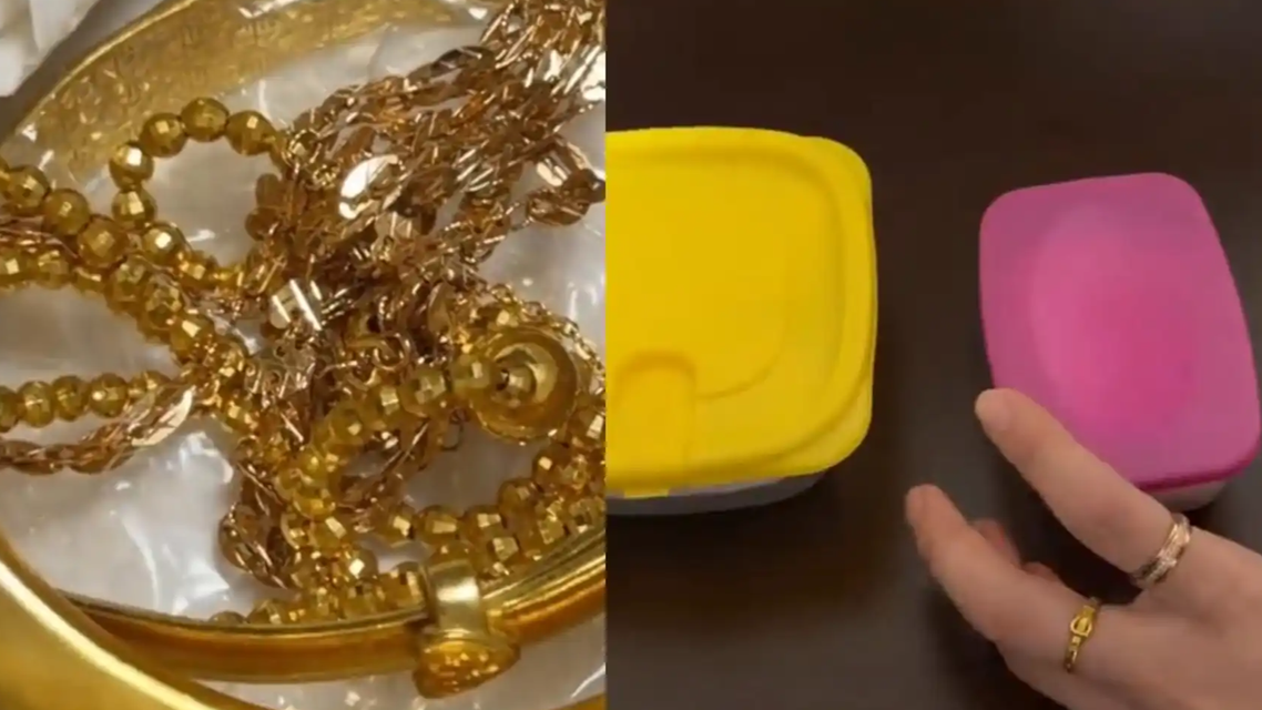 女子将十几万黄金藏冰箱：有安全感