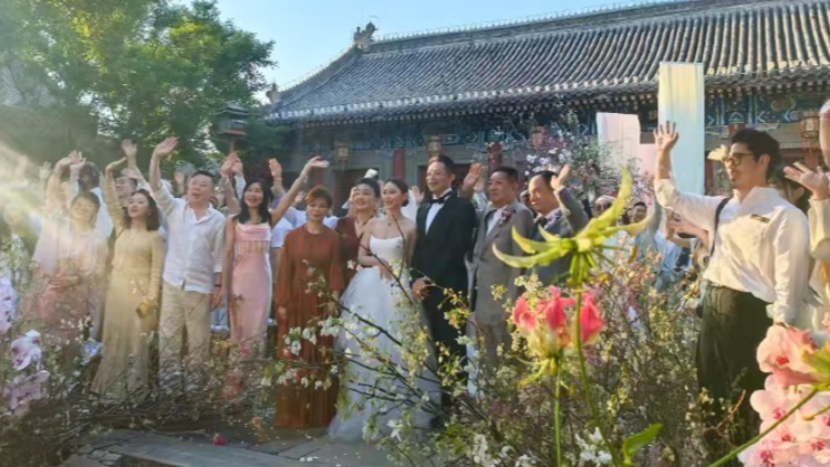  汪小菲马筱梅婚礼大合照