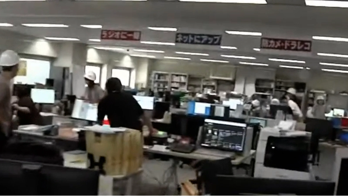 直击日本熊本地震：监控画面剧烈晃动