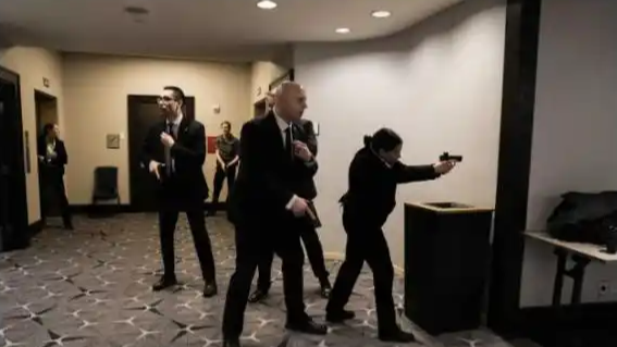 晚宴枪击现场细节曝光