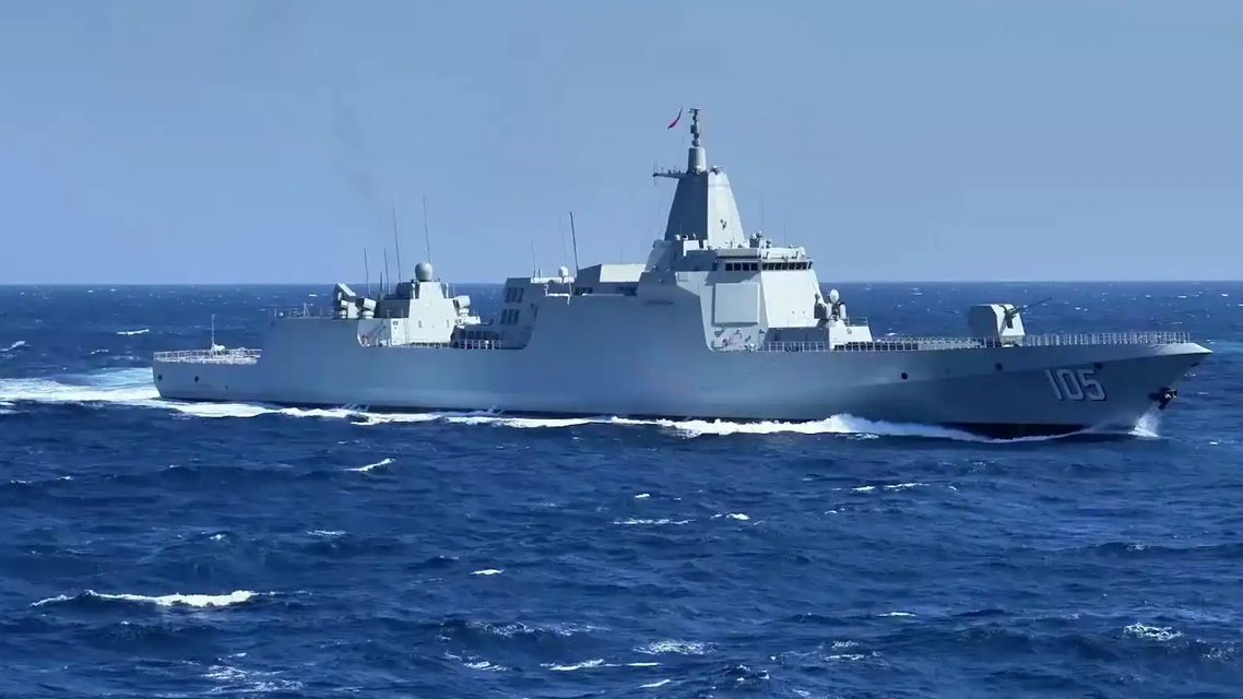 震撼原声！万吨大驱大连舰训练现场