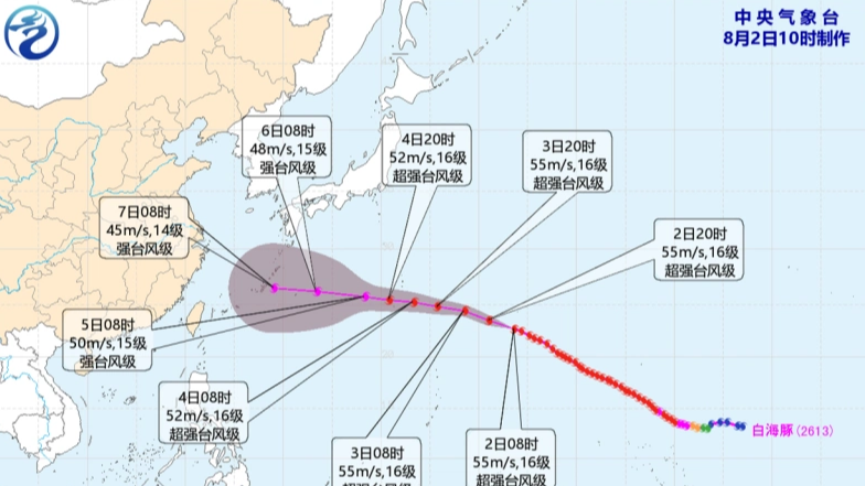 特大暴雨雷暴大风 台风白海豚靠近