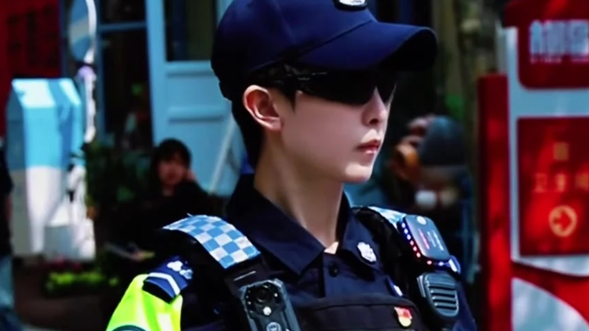  五一青岛身高181执勤女特警再出圈