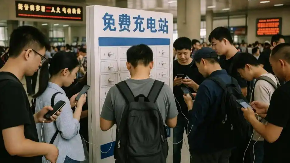  勸你別用機(jī)場(chǎng)火車站的免費(fèi)充電線