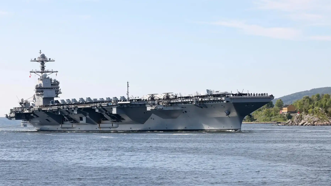 美“福特”号航母进入加勒比海地区