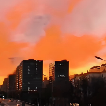 北京上演“天空幻境”！朝霞美成壁纸