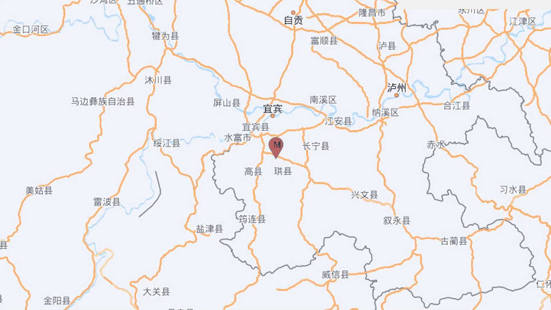 四川宜宾4.8级地震 网友称被晃醒