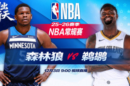   正直播NBA：森林狼vs鹈鹕 缩略图