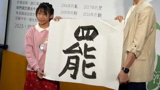 “罢”字当选台湾2025年度代表字