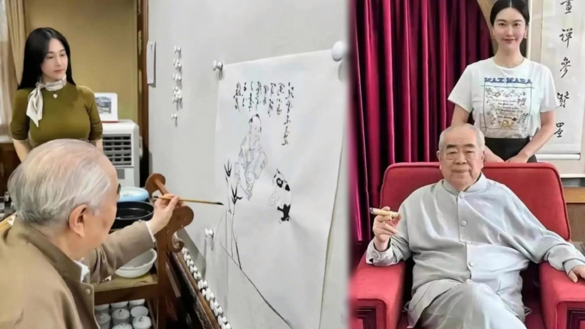 内蒙古阿尔山拍到白鹿一家三口