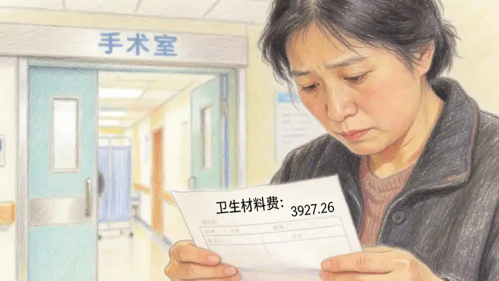 患者做手术需自费买刀 收费近4千元