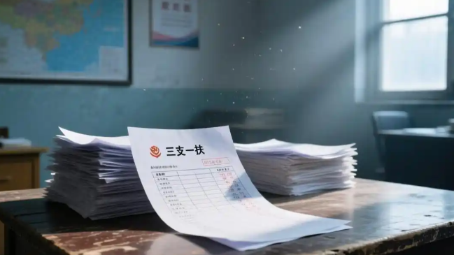 “三支一扶”高分精准断层 这么巧吗