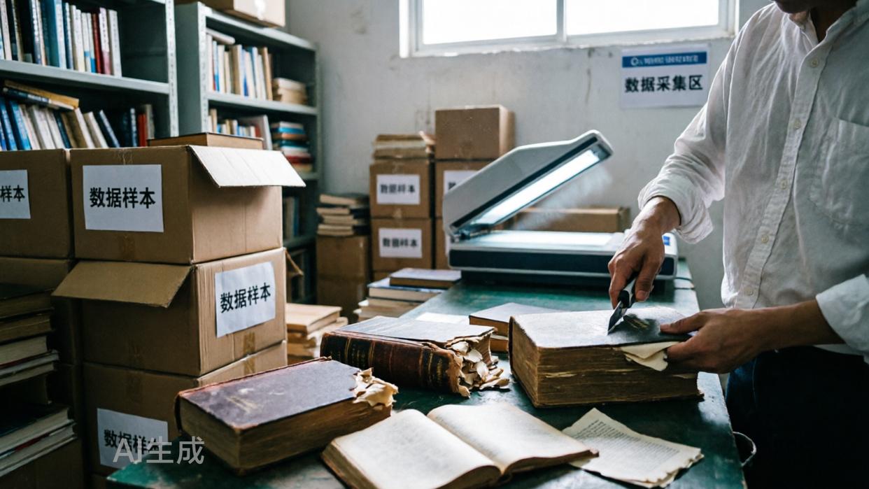 AI公司批量抢购旧书
