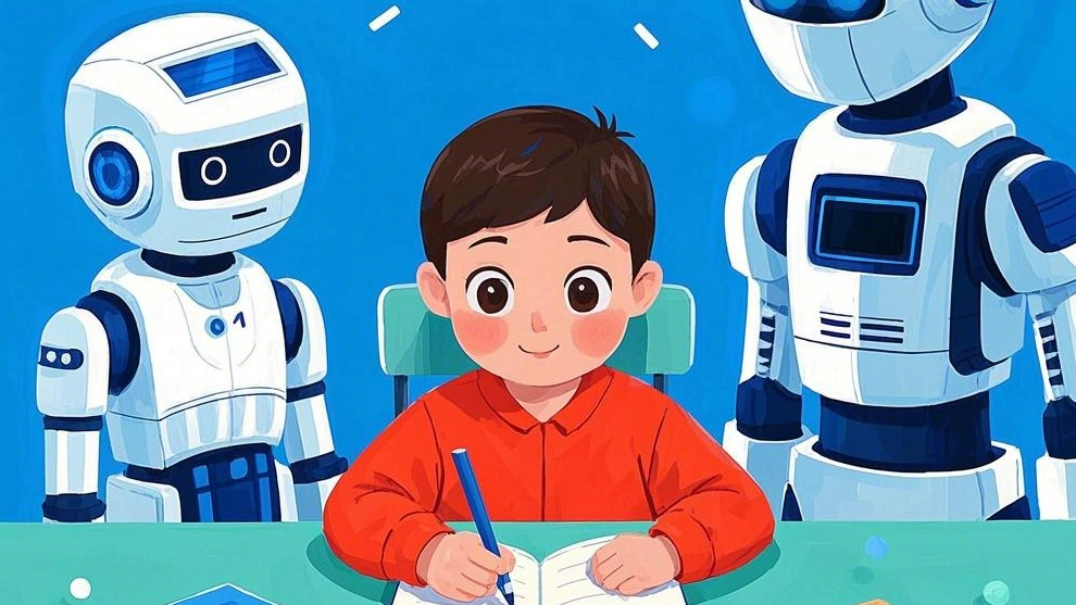 中小学生用AI：70%写作业 30%娱乐