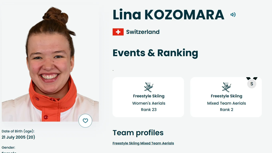  接瑞士女选手事业运！44分拿银牌