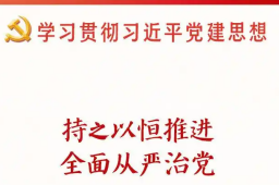   持之以恒推进全面从严治党 缩略图