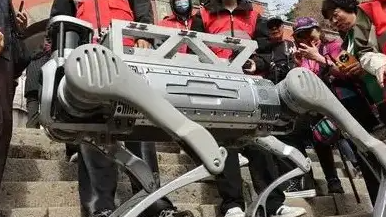  机器狗已入职泰山：承担运垃圾工作