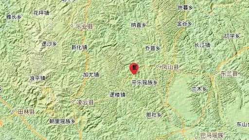廣西河池市4.1級地震