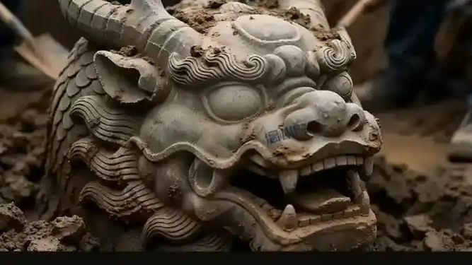乐清辟谣镇水兽被挖致台风频登陆